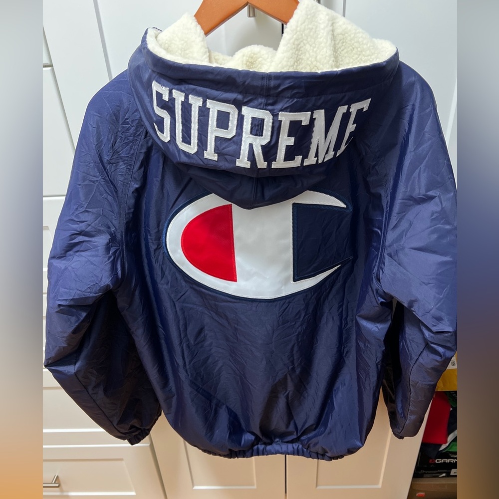 Supreme x Champion lined jacket FW17 NWT adult small